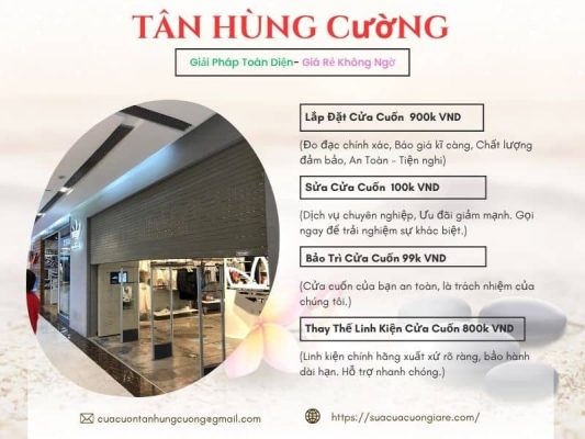 Lắp Đặt, Sửa Cửa Cuốn Giá Rẻ Uy Tín Nhanh Chóng Tại TPHCM