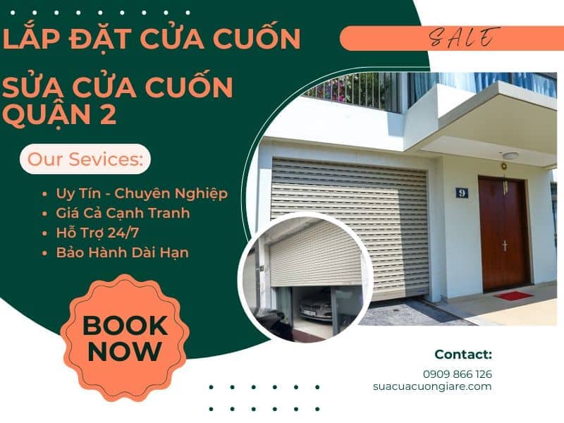 Sửa  Cửa Cuốn Quận 2 Giá Rẻ 24/24 Gọi 0909866126