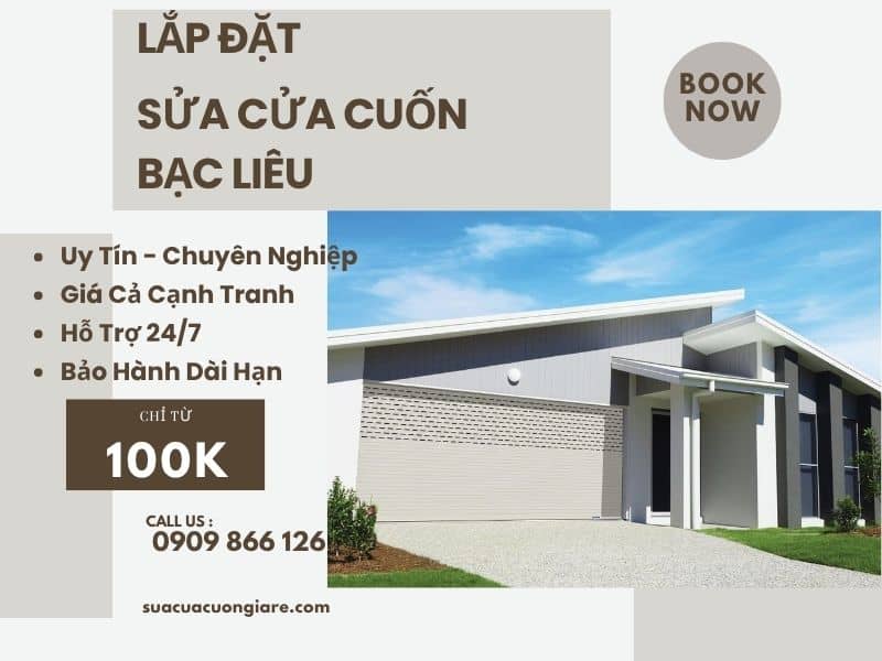 Sửa Cửa Cuốn Bạc Liêu 24/24 Có Mặt Sau 15 Phút