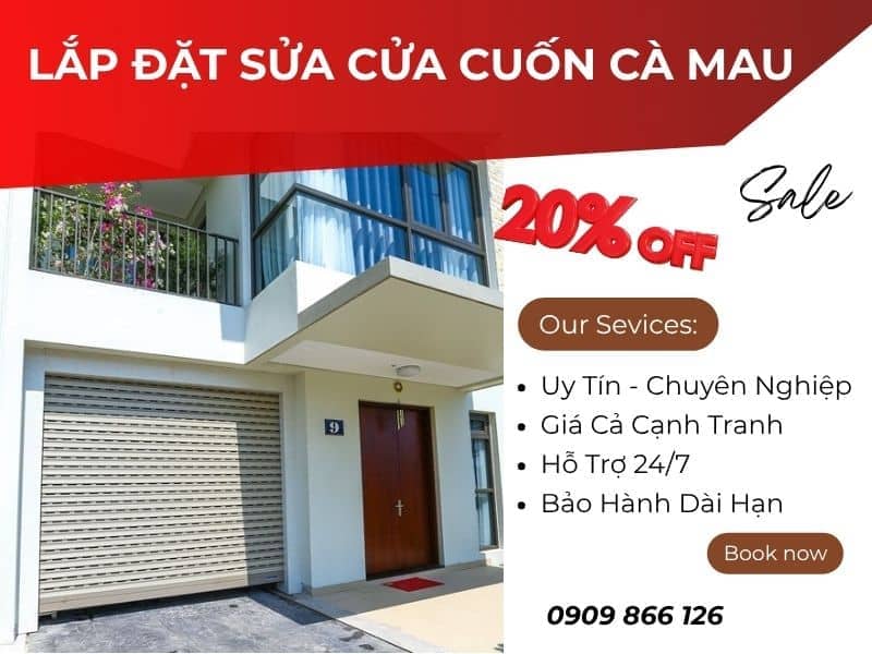 Sửa Cửa Cuốn Cà Mau Giá Rẻ 24/24 Uy Tín