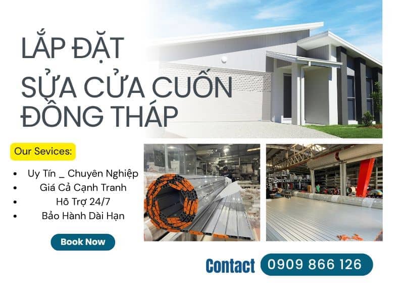 Sửa Cửa Cuốn Đồng Tháp 24/24 Uy Tín Giá Rẻ
