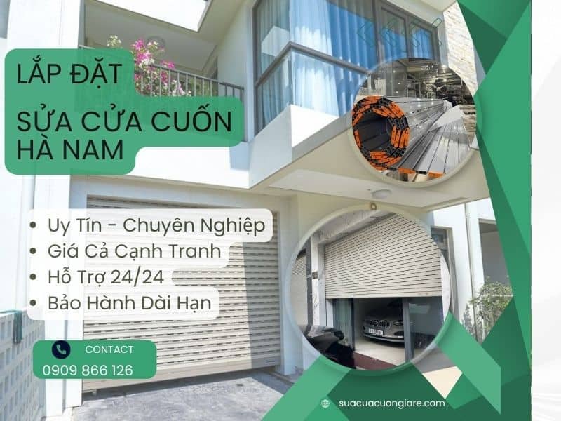 Sửa Cửa Cuốn Hà Nam Phủ Lý 24/24 Giá Rẻ